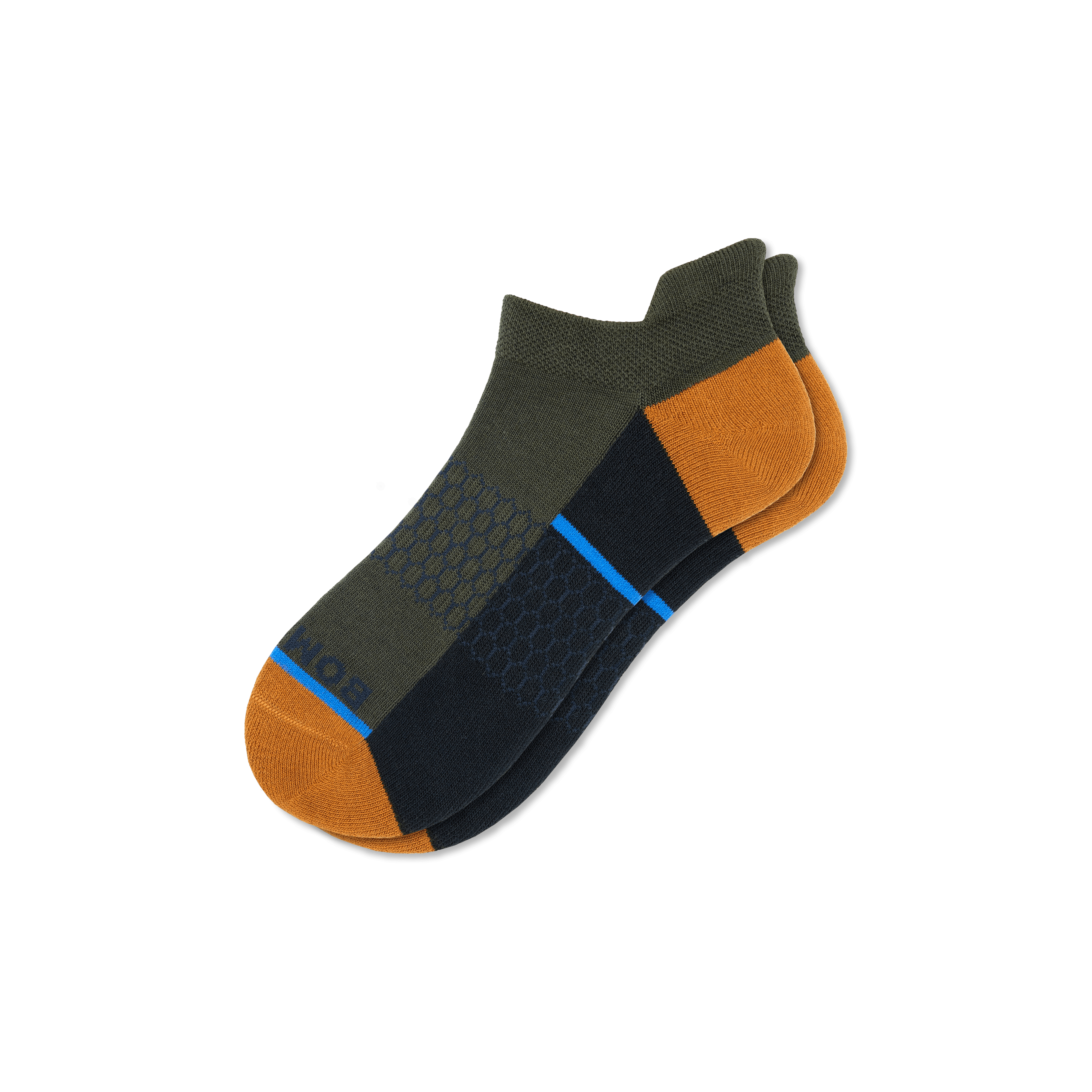 Striped Men's Ankle Socks - Breathable & Comfortable