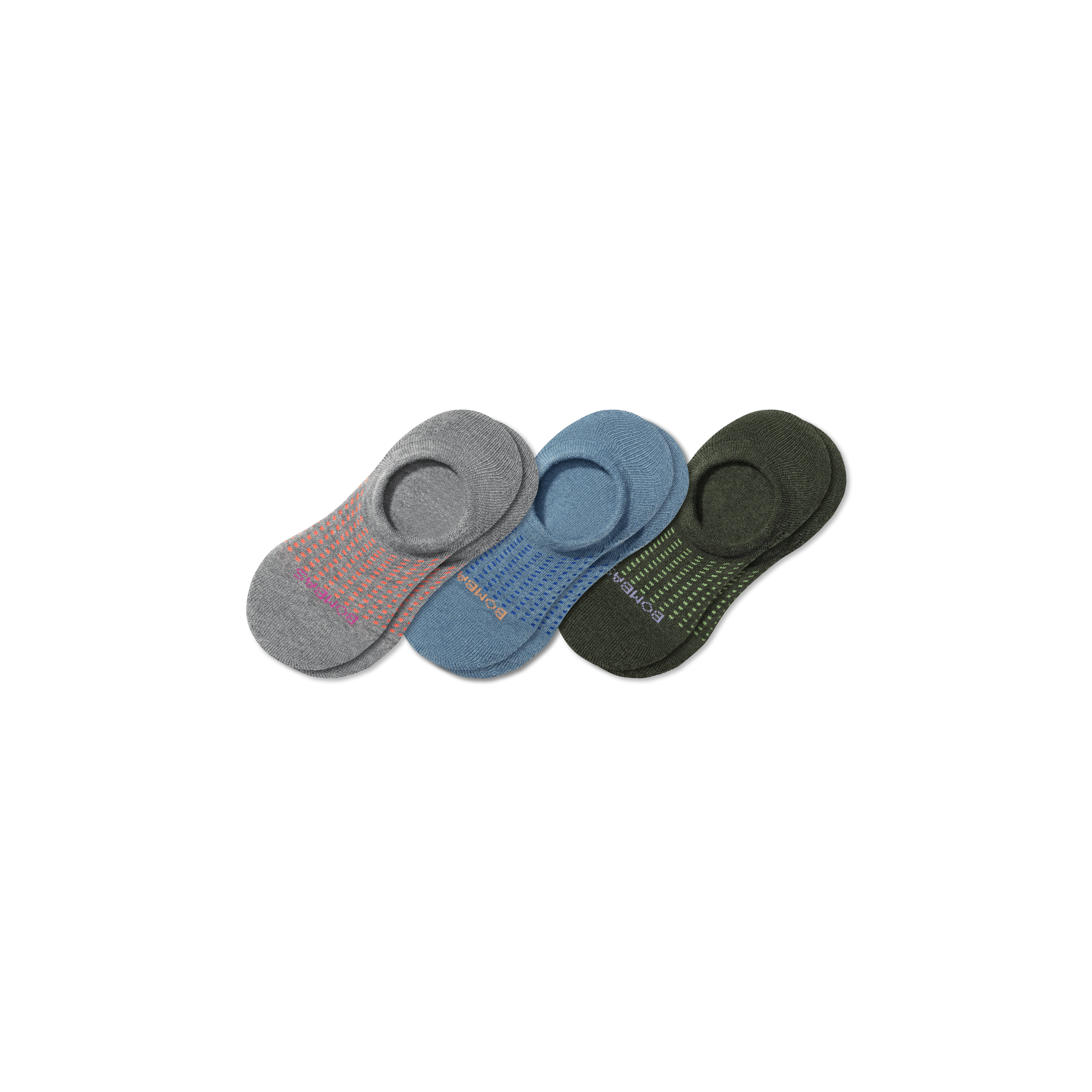 3-Pack Women's No-Show Cushioned Socks for Active Wear