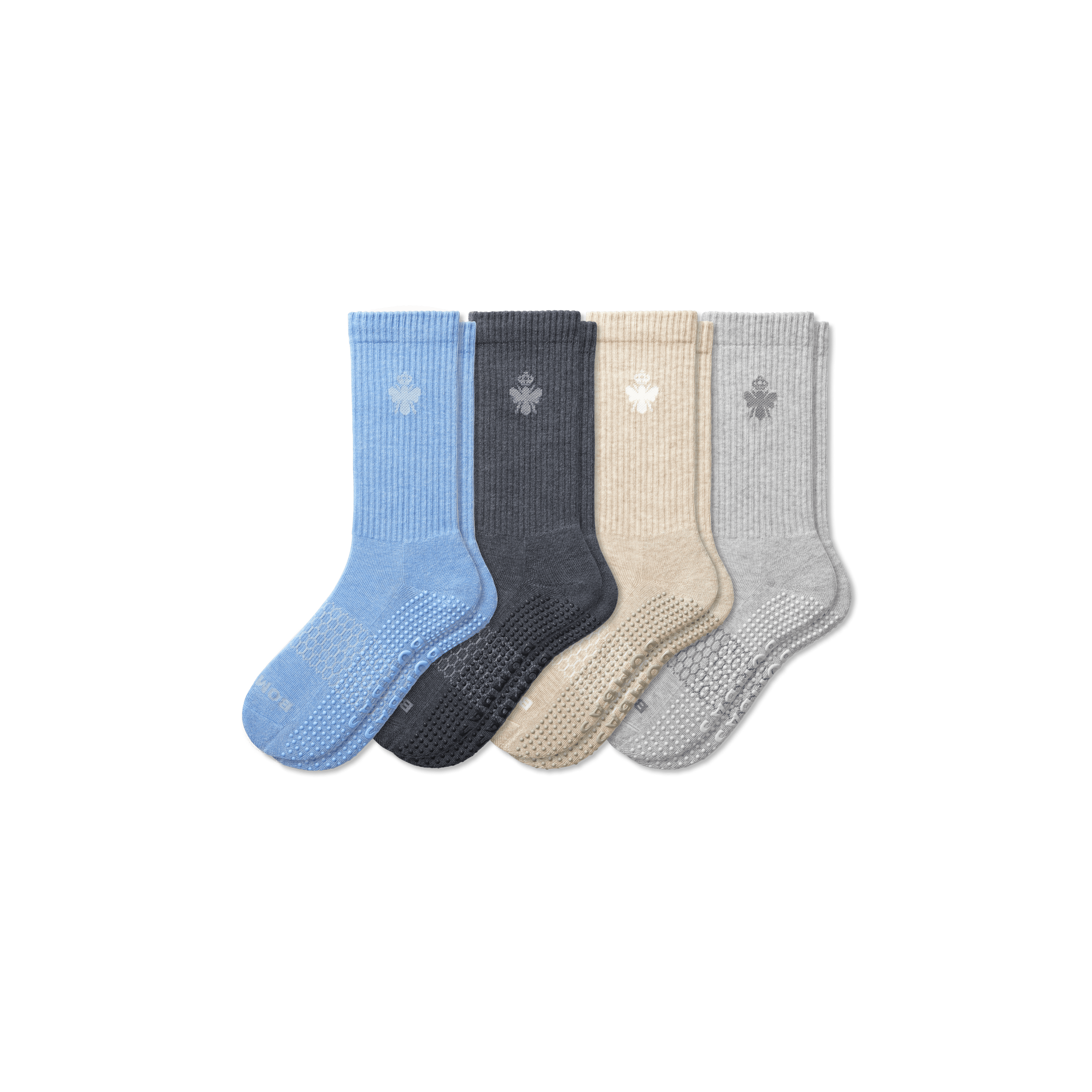 4-Pack Women's Non-Slip Calf Socks