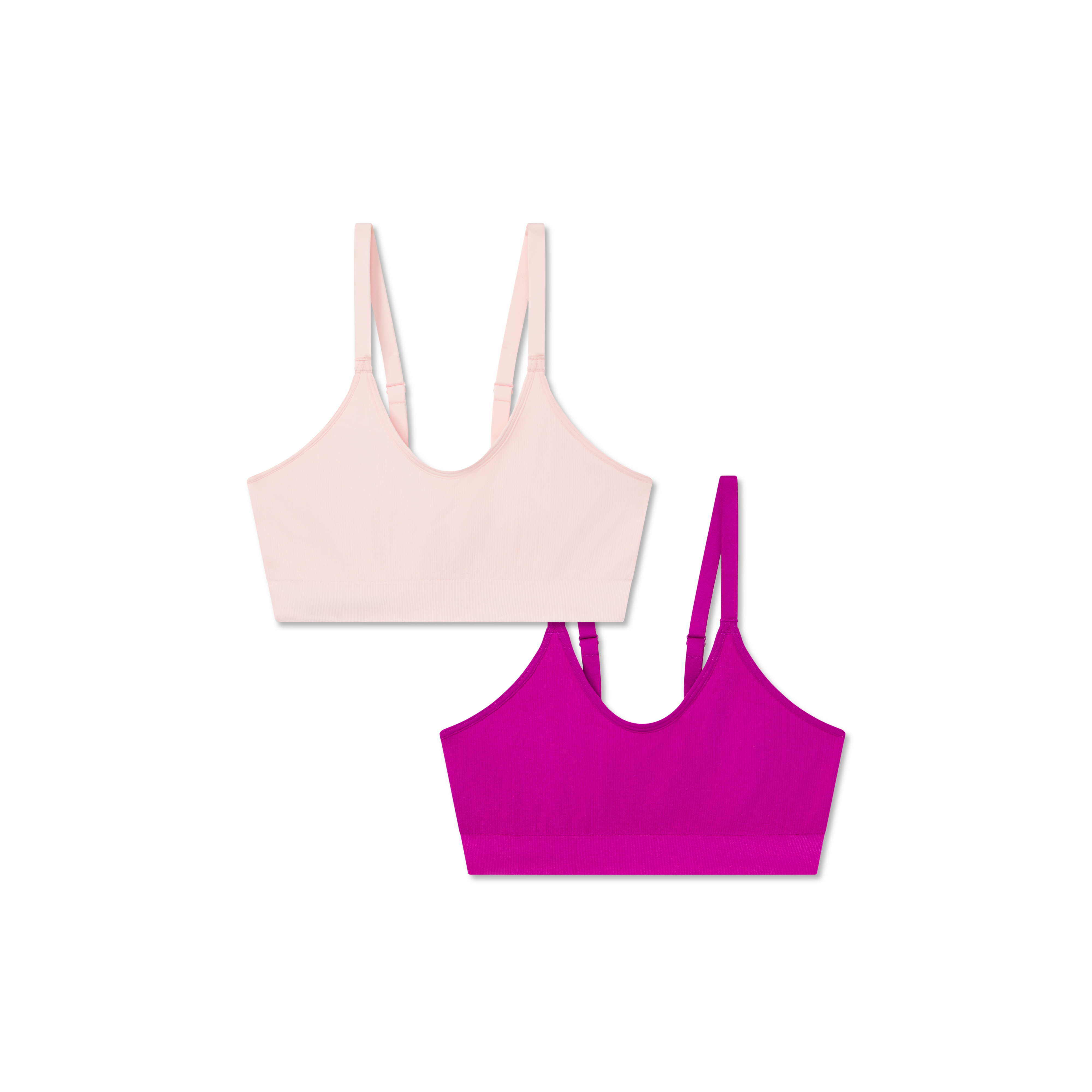 Seamless Scoop Bralette 2-Pack for Women