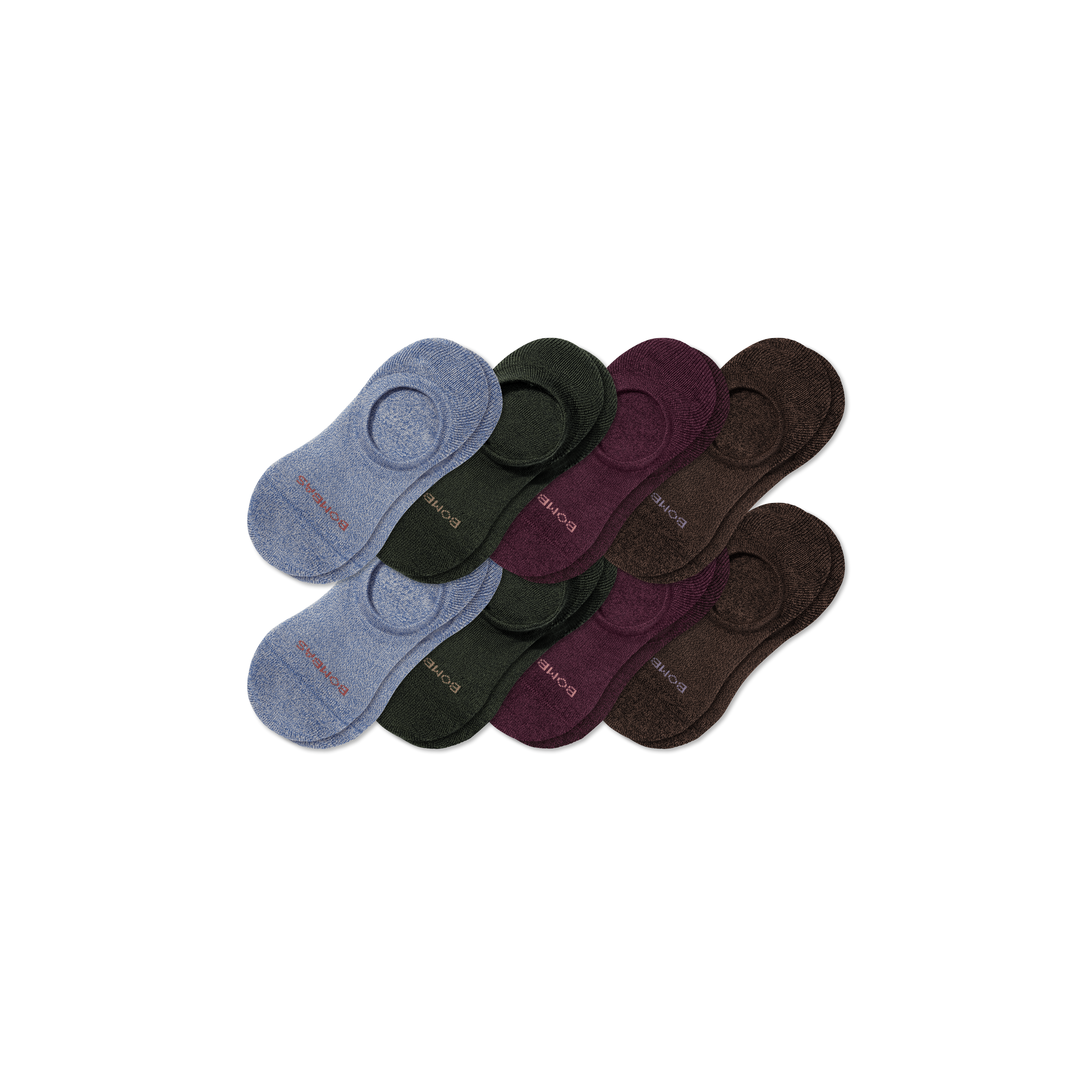 8-Pack Men's No-Show Cushioned Socks