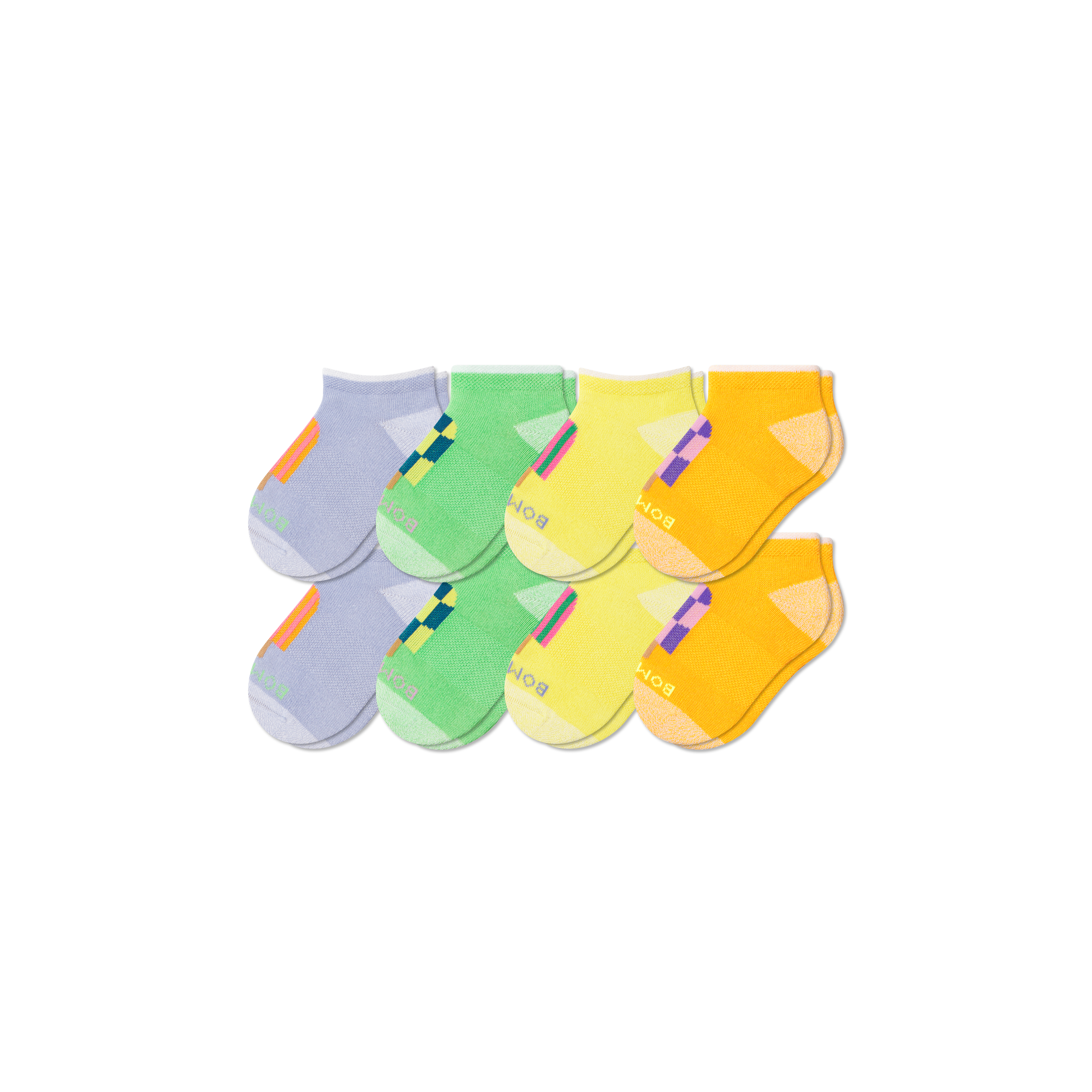 8-Pack Breathable Toddler Ankle Socks