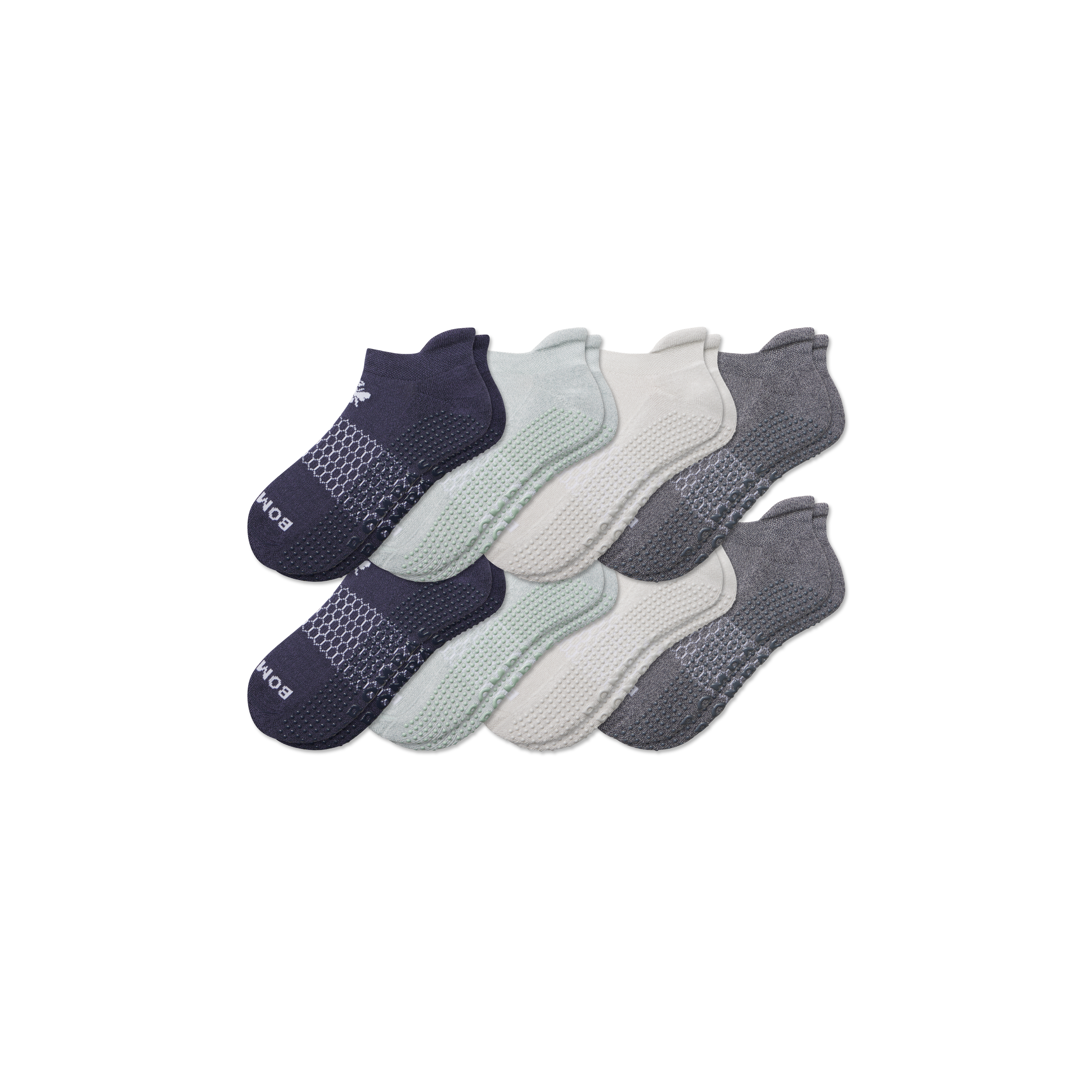 8-Pack Men's Gripper Ankle Socks