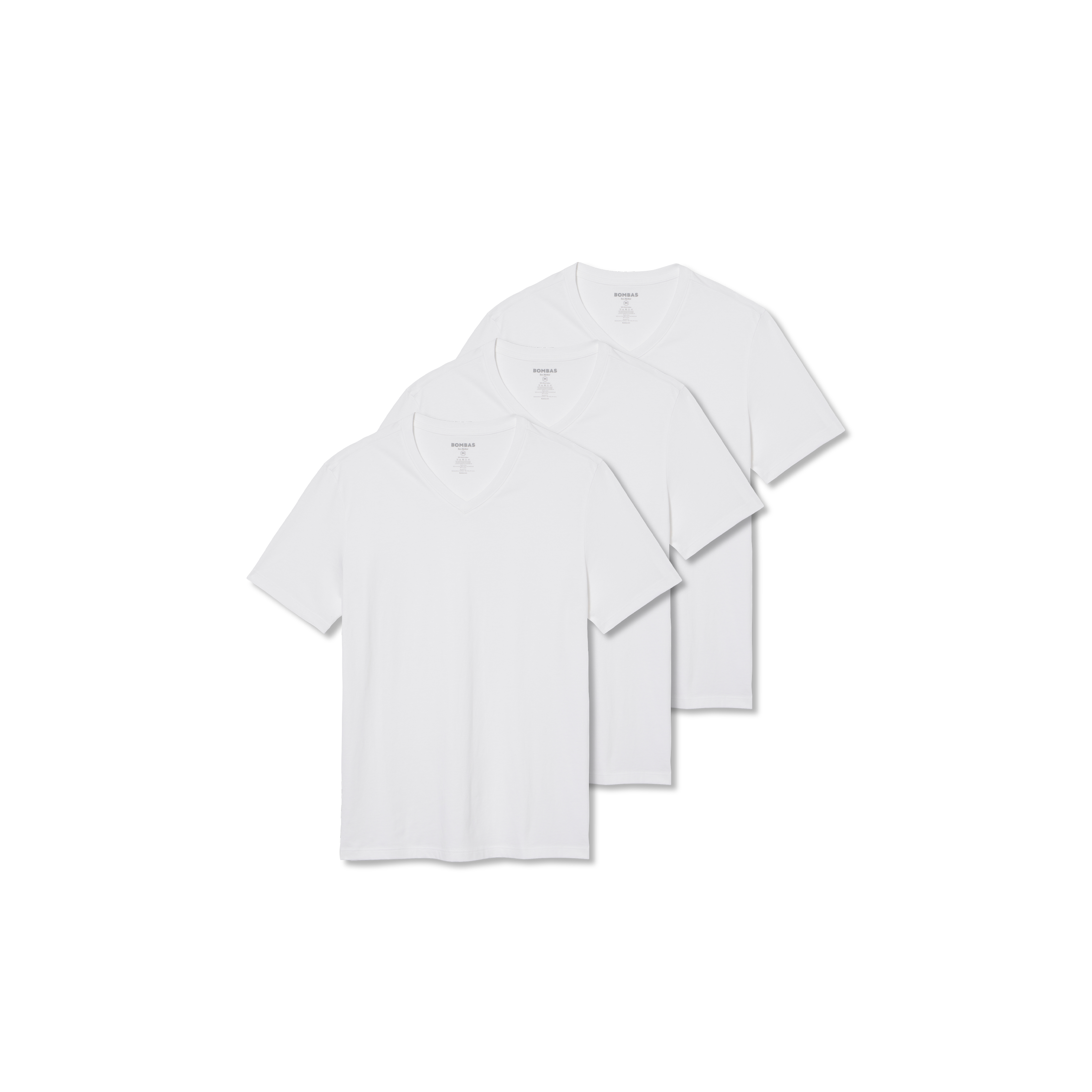 Soft Pima Cotton V-Neck Tees - 3 Pack for Men