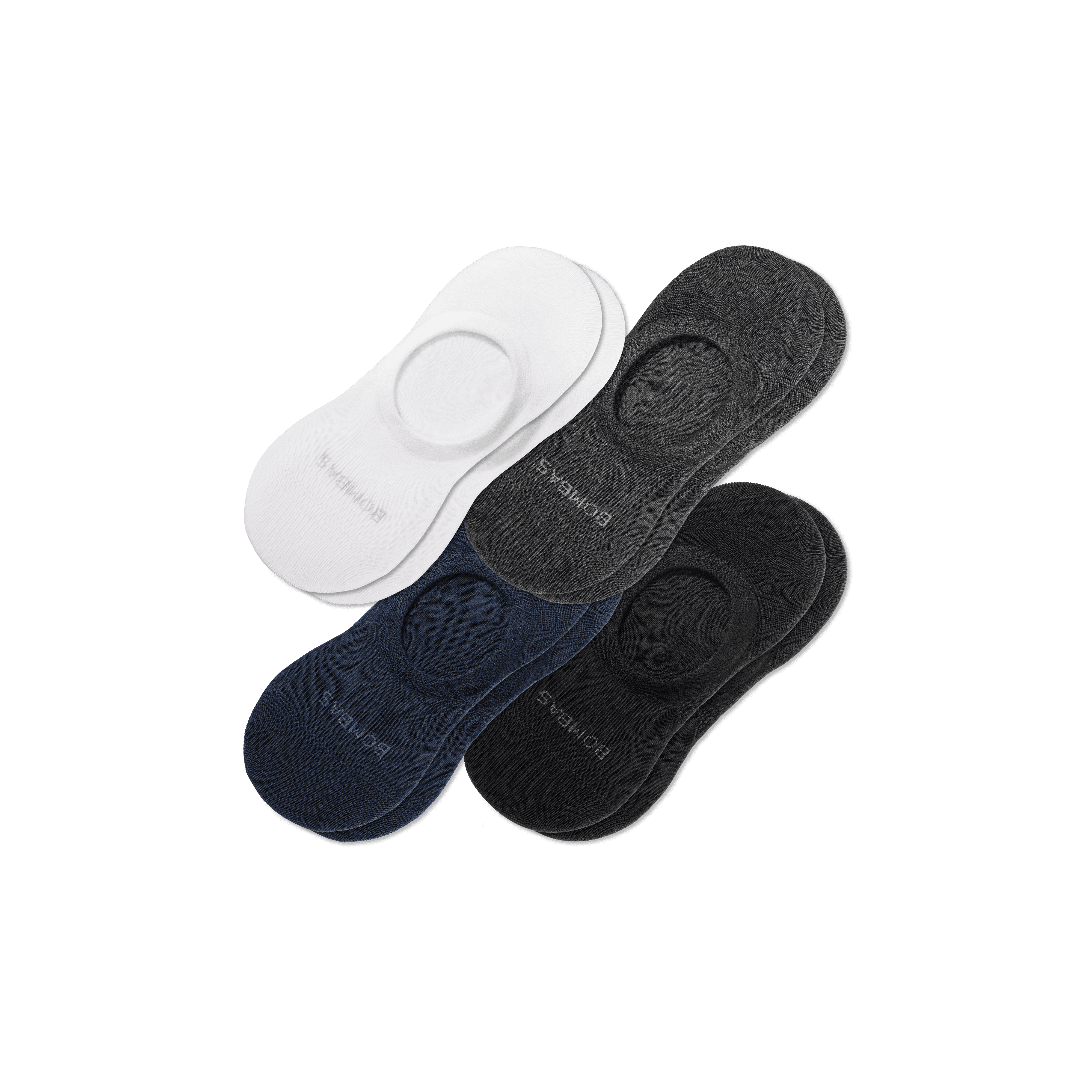 Breathable No-Show Socks 4-Pack for Men
