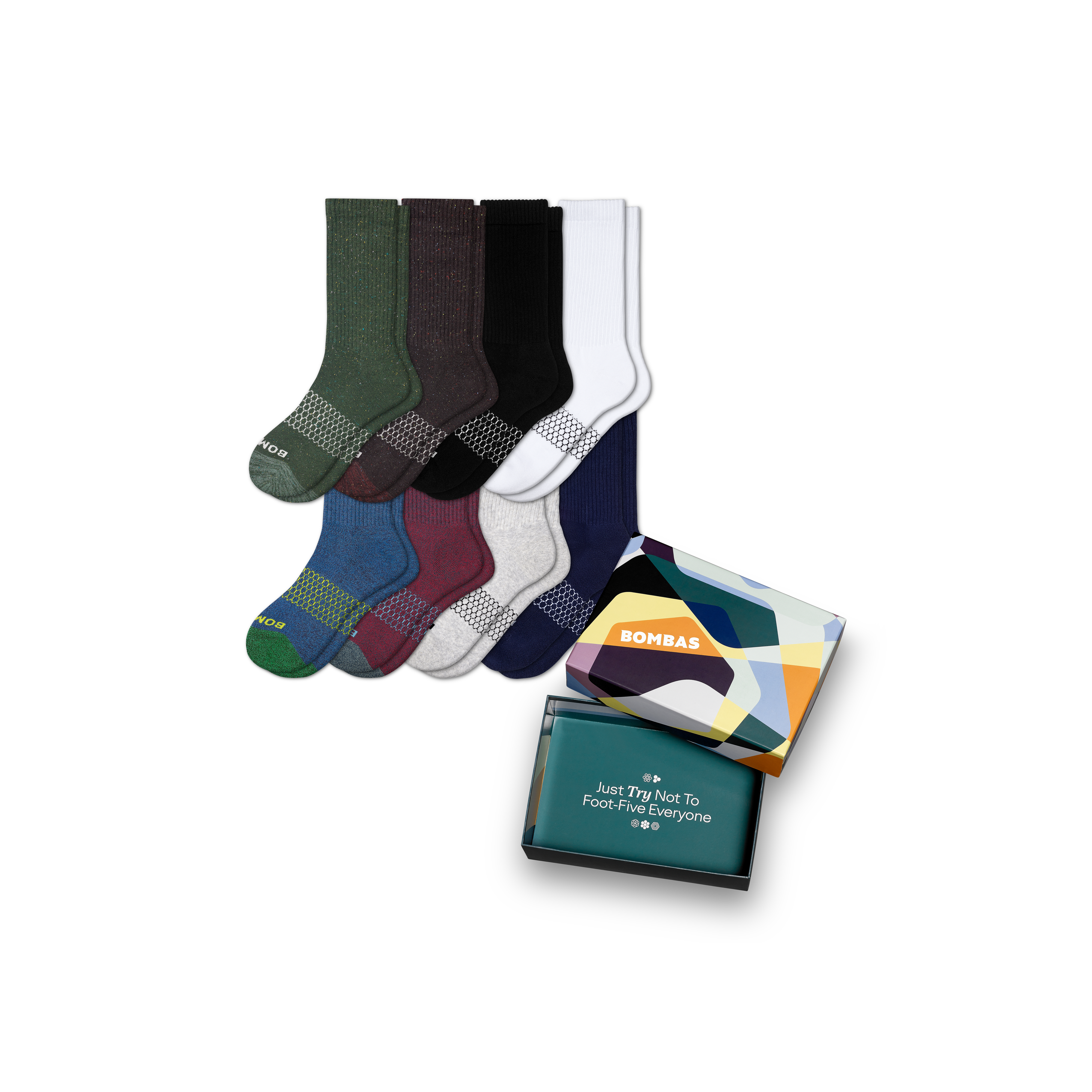 8-Pack Men's Calf Socks Gift Set