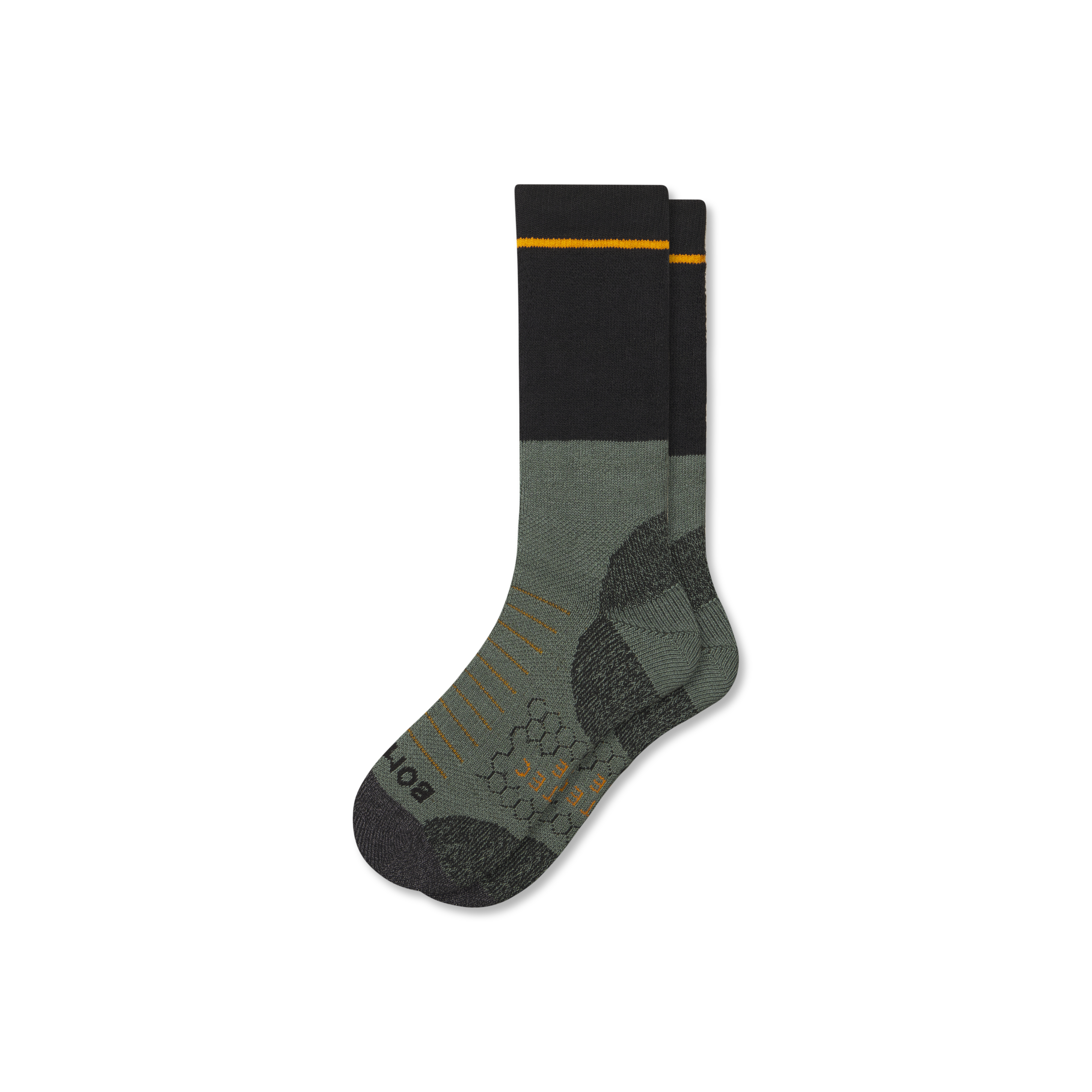 Men's Calf-Length Hiking Socks for Outdoor Trekking