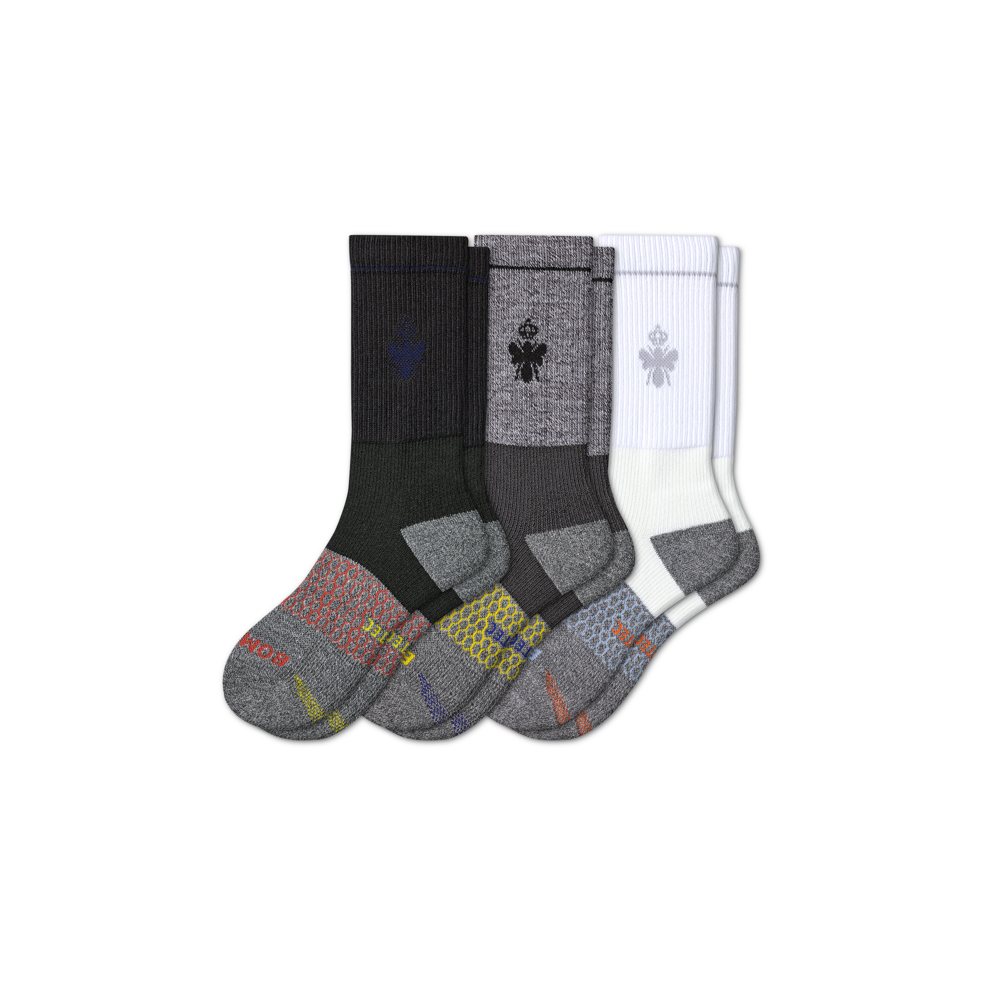 Men's Performance Calf Socks 3-Pack for Active Wear