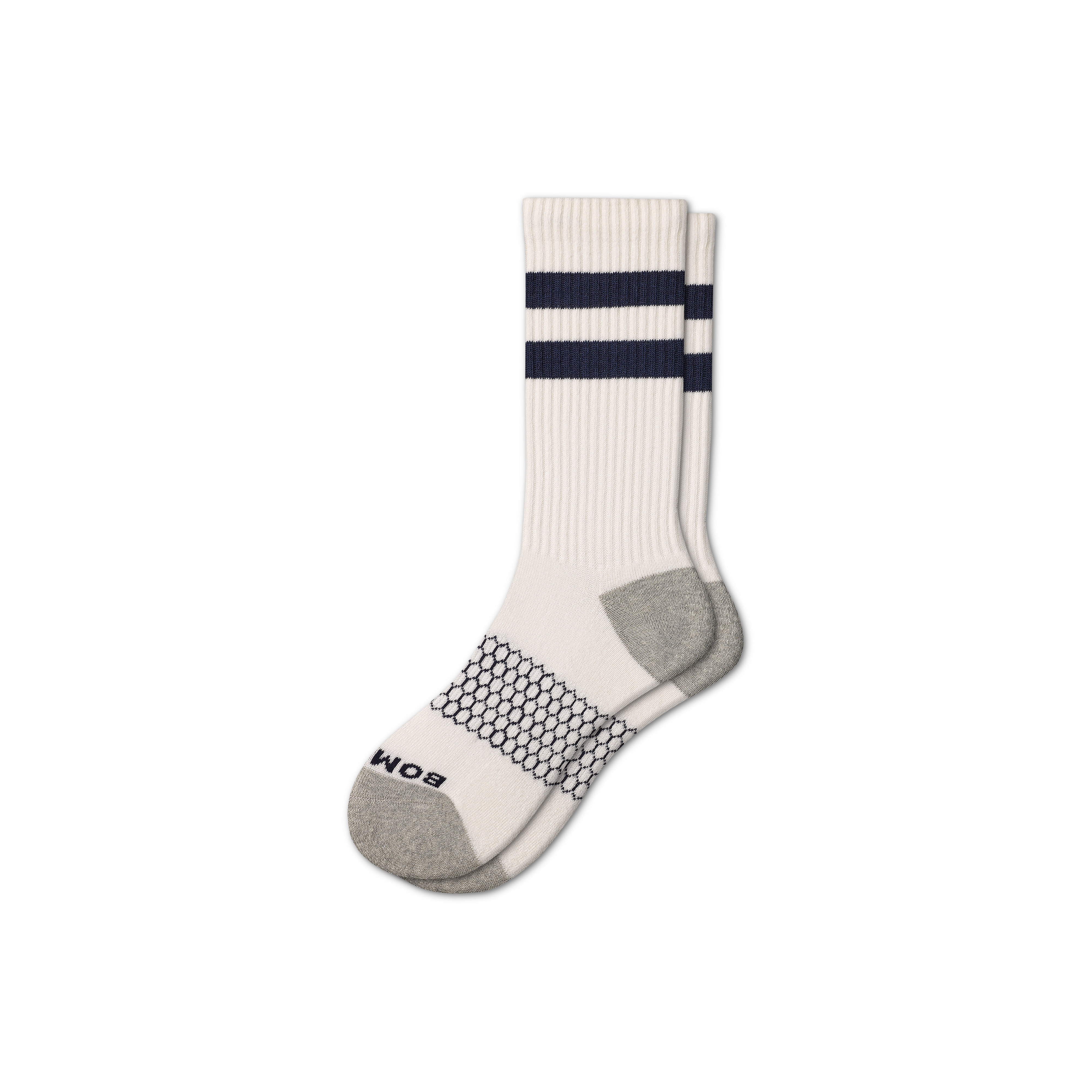 Vintage Striped Calf Socks for Men