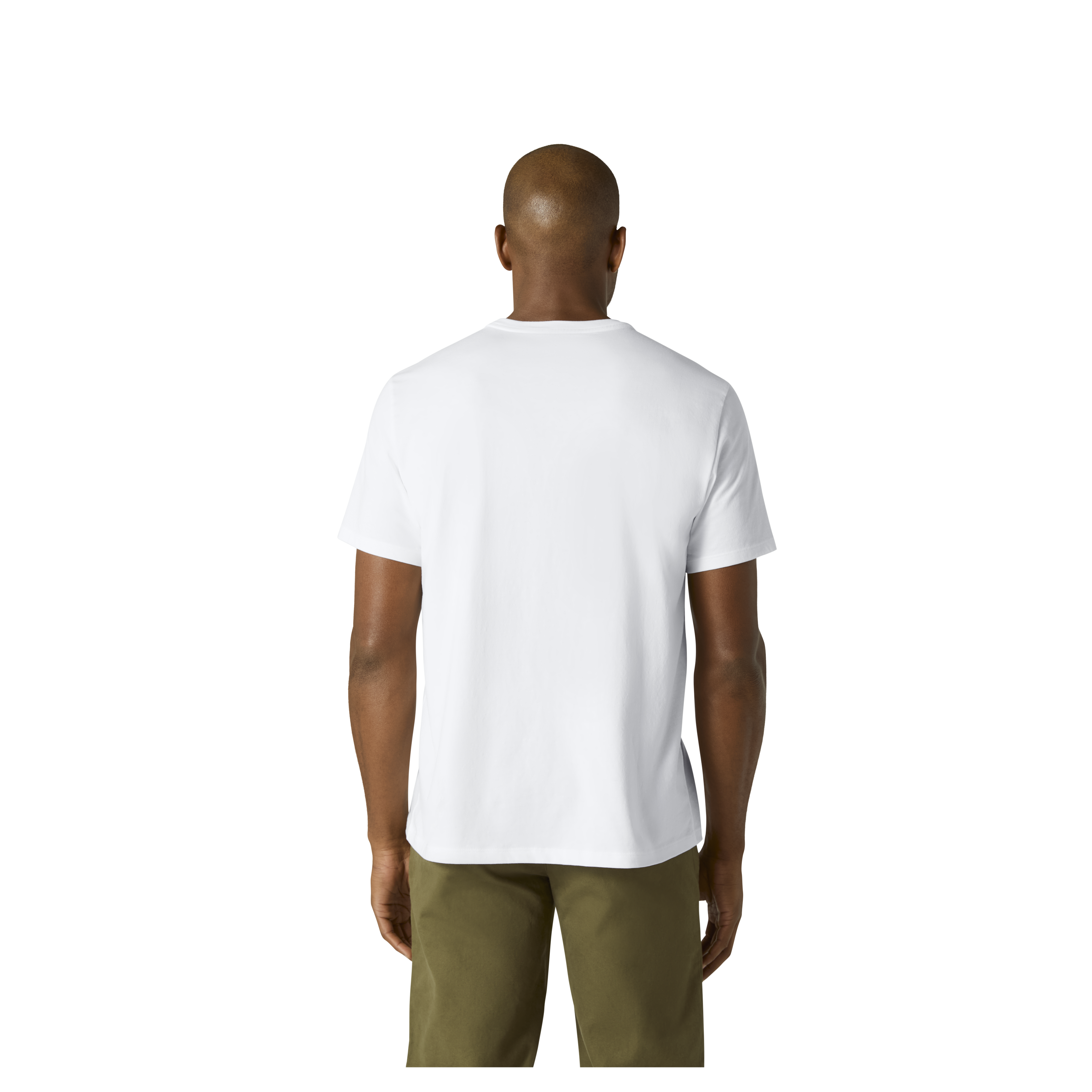 Men's Pima Cotton Crew Neck Tee with Pocket