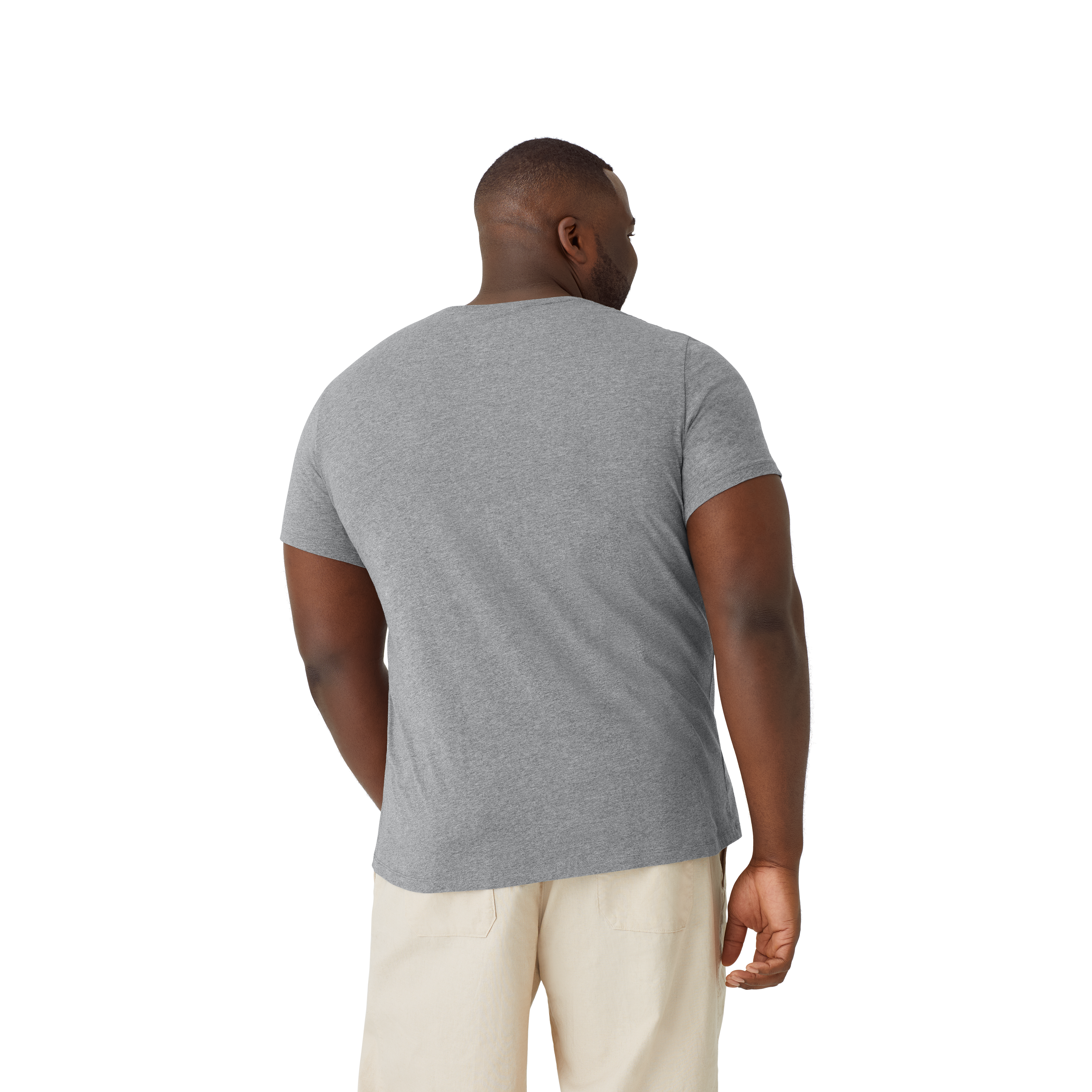Men's Pima Cotton Crew Neck Tee with Pocket