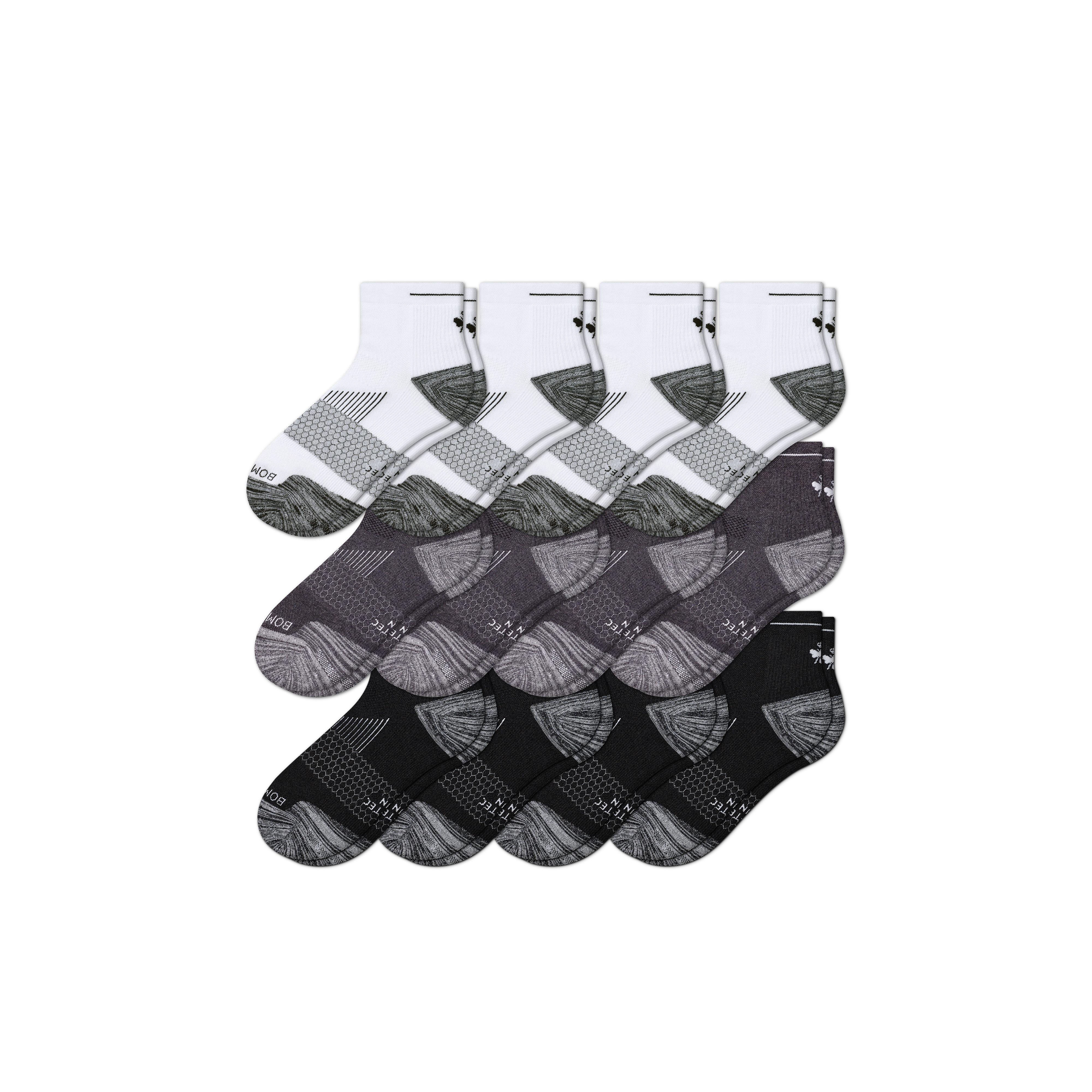 12-Pack Men's Performance Running Socks