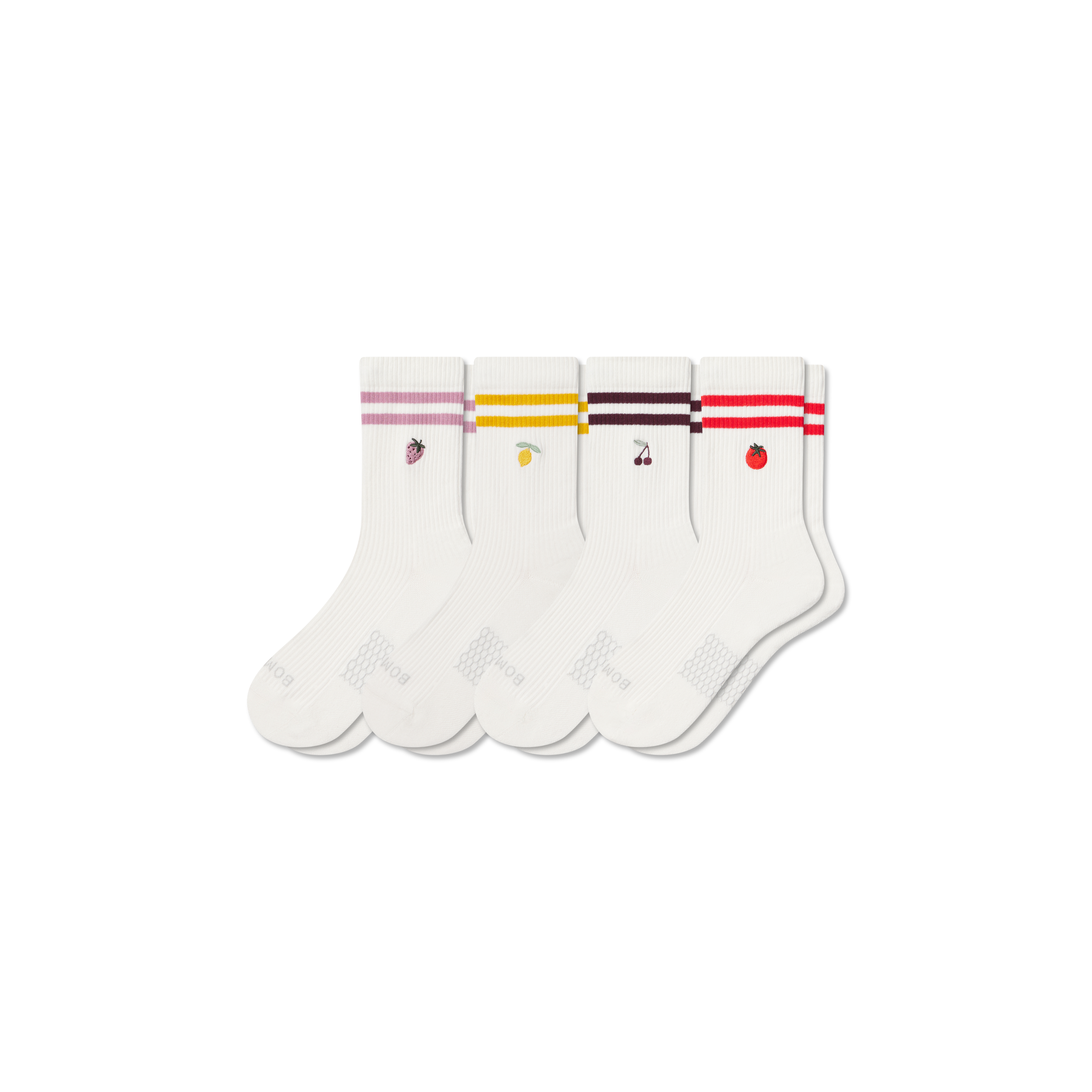 Modern Rib Half Calf Socks 4-Pack for Women