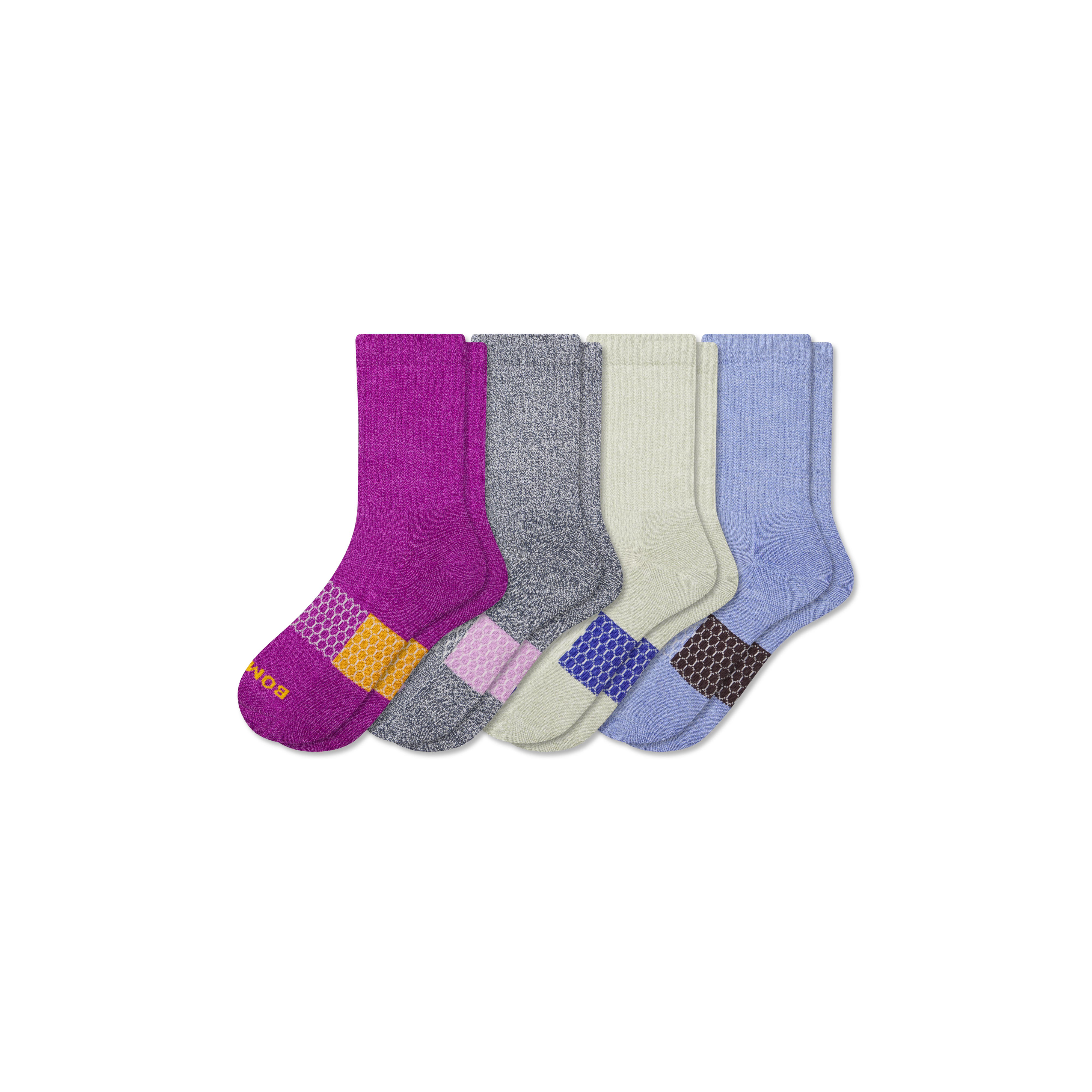4-Pack Women's Marl Crew Socks