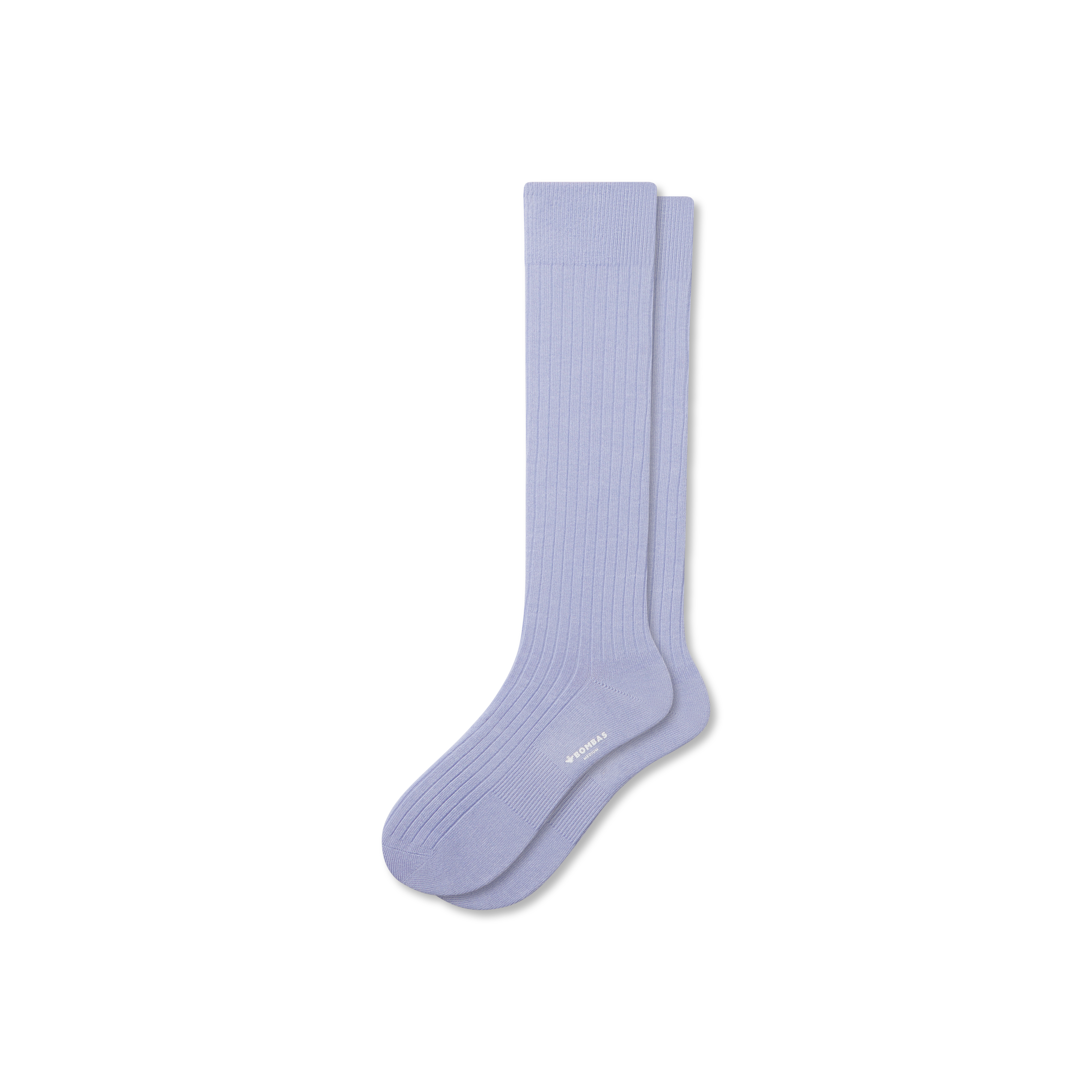 Knee-High Ribbed Socks for Women