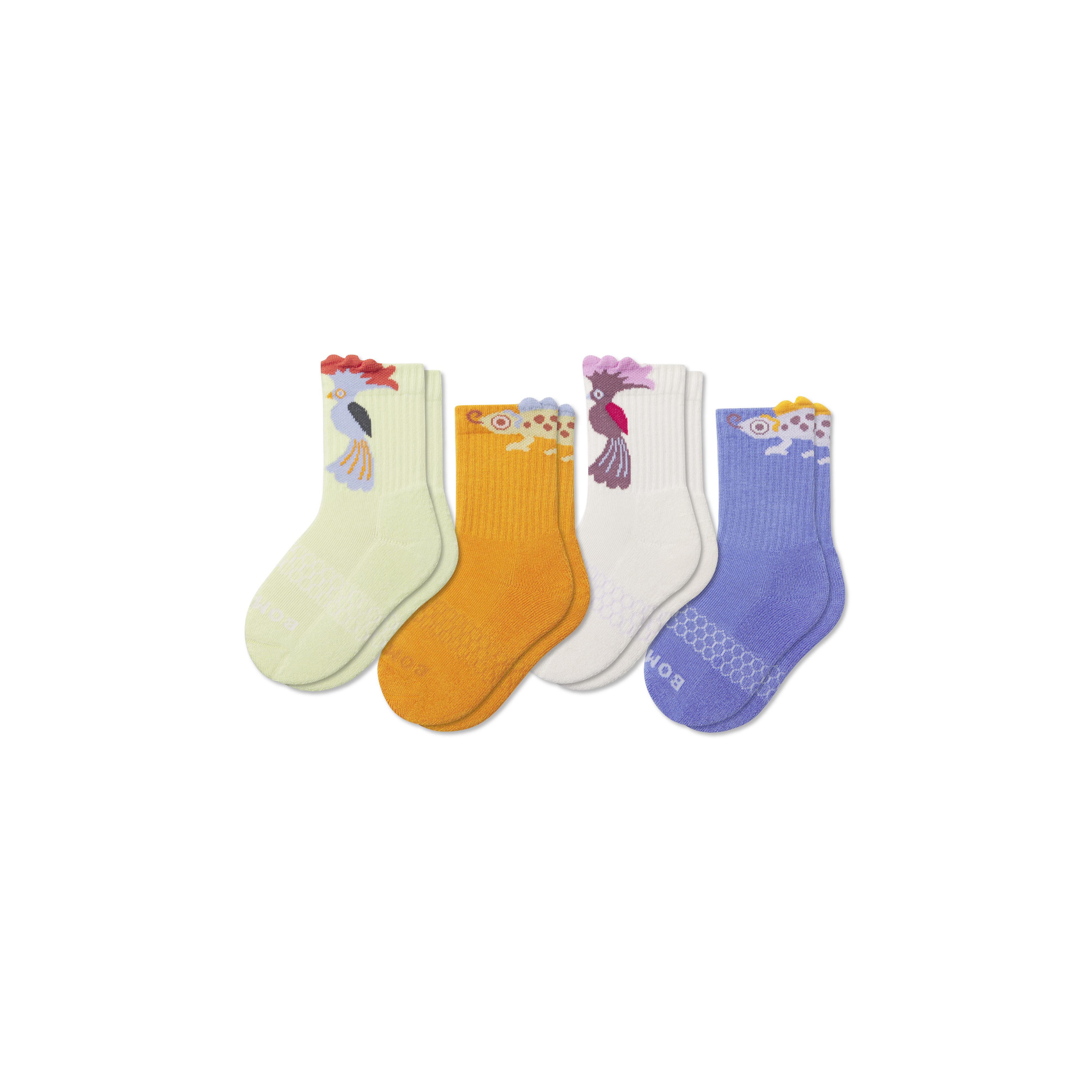 Kids' Rainforest Calf Socks 4-Pack