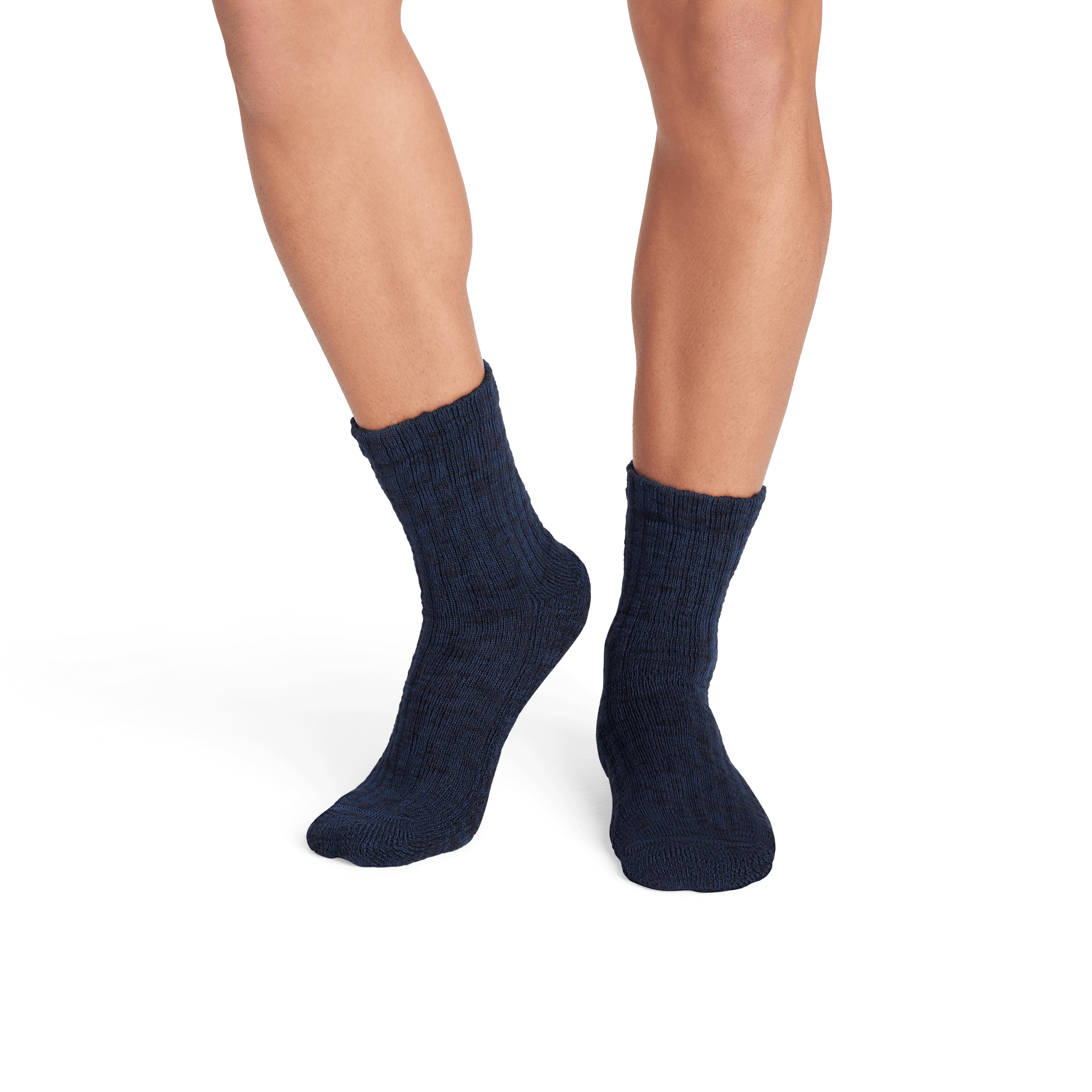 Men's Chunky Wool Socks 4-Pack for Winter